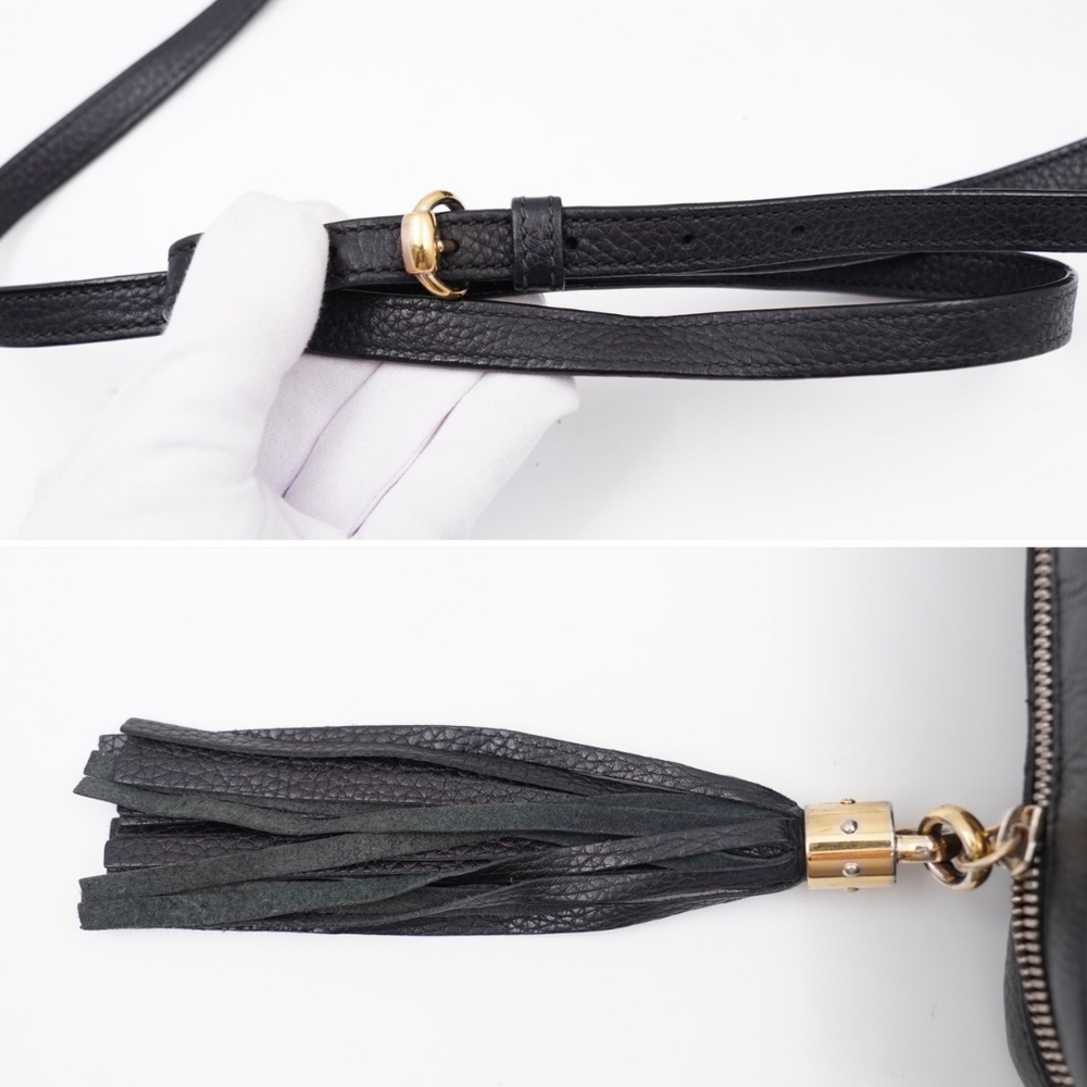 CD06 💖 Gucci Soho Disco Black Leather - Picture 10 of 13